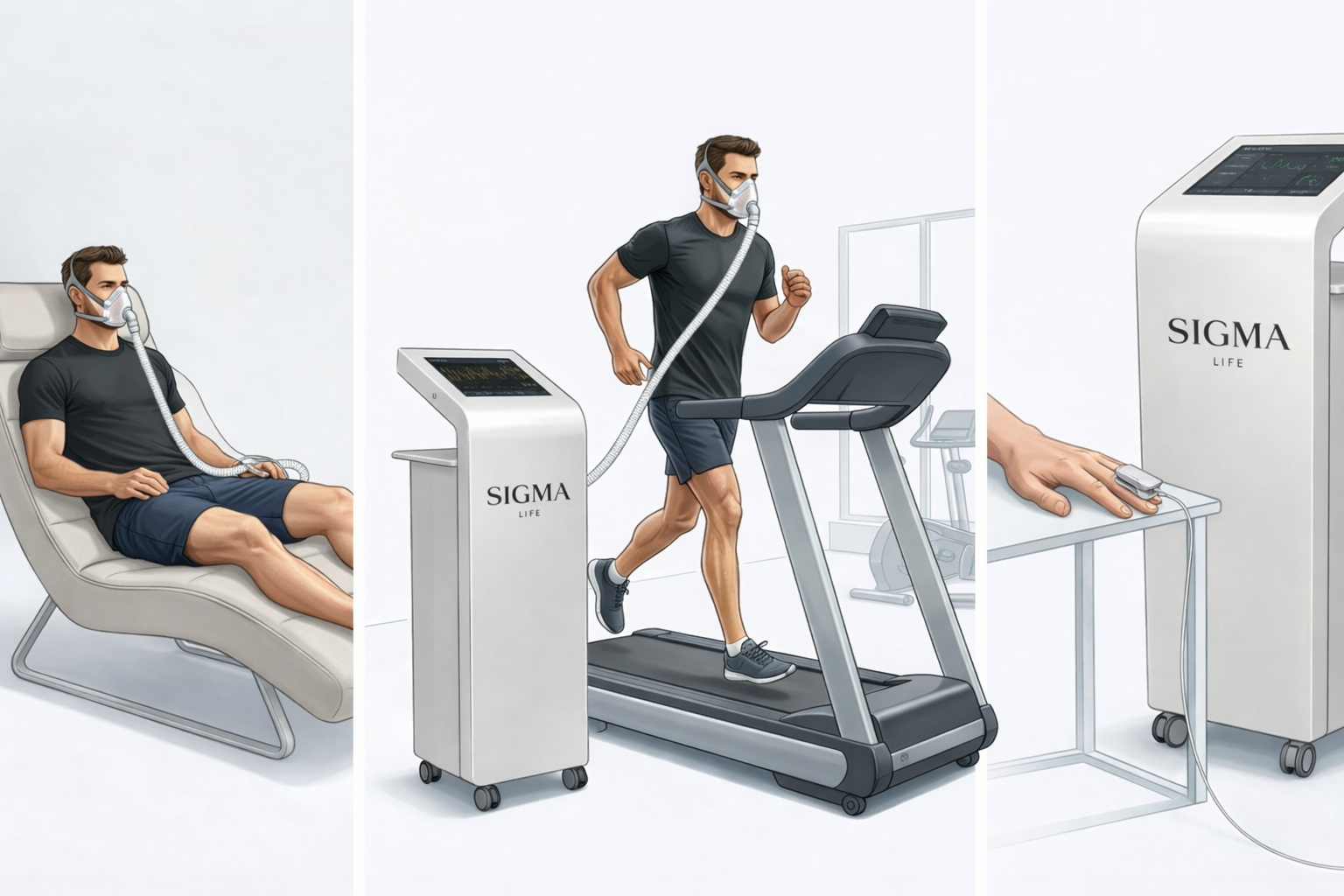 SIGMA Life — Utilisation en repos, entraînement sportif et monitoring